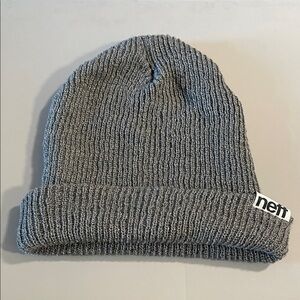 Neff Charcoal Ribbed Beanie